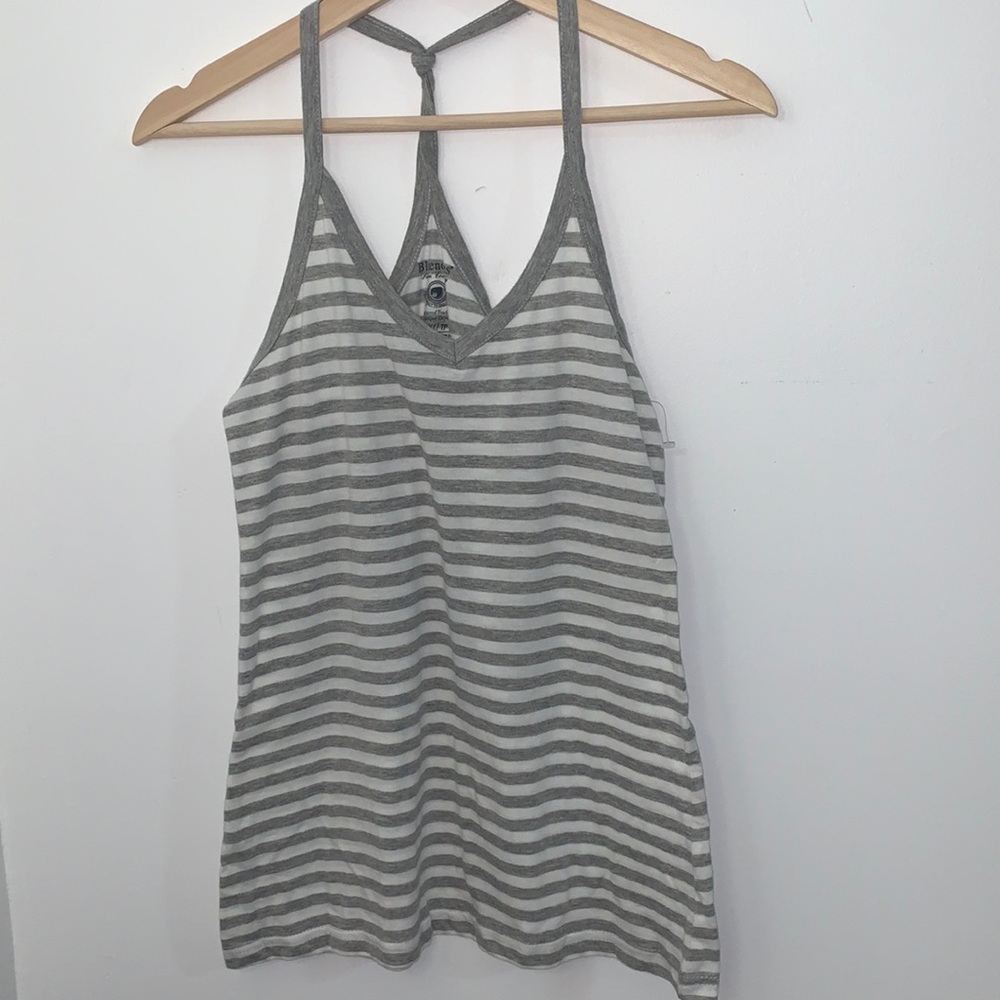 Bluenotes Striped Halter Tank Top